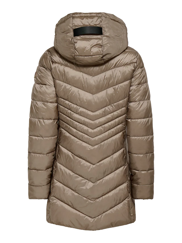 ONLY Steppjacke »ONLMIMI COAT CC OTW« mit Kapuze Kunstfaser