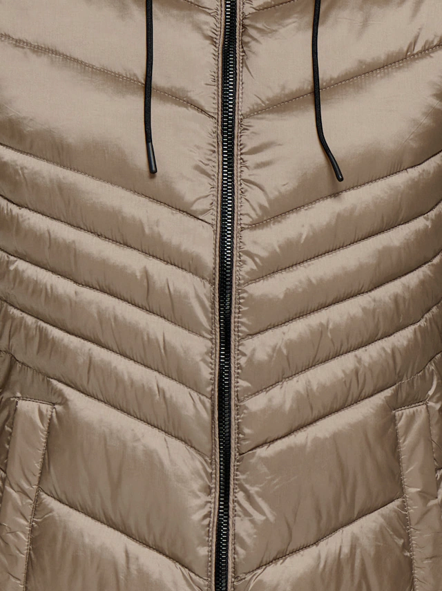 ONLY Steppjacke »ONLMIMI COAT CC OTW« mit Kapuze Kunstfaser