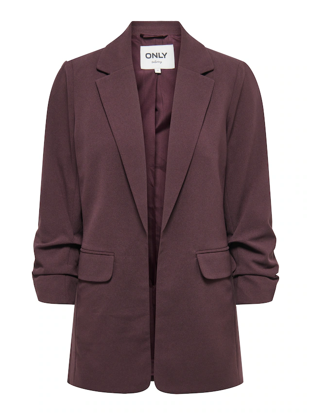 ONLY Longblazer »ONLKALINA 3/4 OPEN BLAZER CC TLR« Materialmix, loose fit