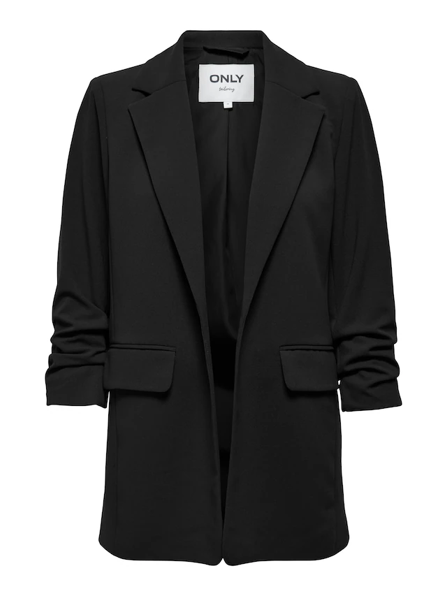 ONLY Longblazer »ONLKALINA 3/4 OPEN BLAZER CC TLR« Materialmix, loose fit