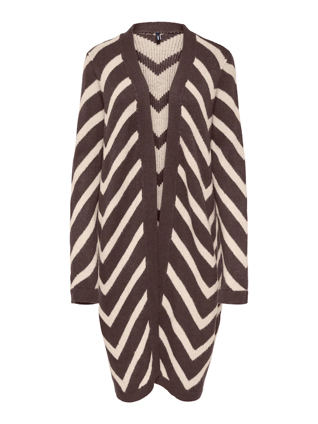 ONLY Strickjacke »ONLELIZA LS OPEN CARDIGAN CS KNT« Materialmix, regular fit