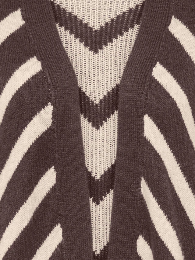 ONLY Strickjacke »ONLELIZA LS OPEN CARDIGAN CS KNT« Materialmix, regular fit