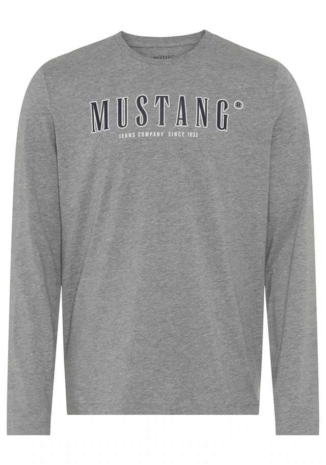 MUSTANG Langarmshirt »Style Adrian« plakativ bedruckt