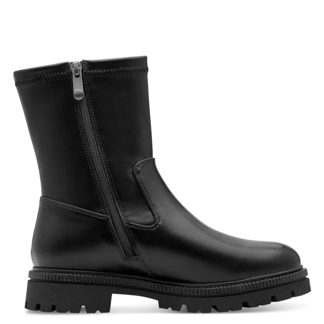 MARCO TOZZI Stiefelette Blockabsatz, Boots mit elastischem Schaft