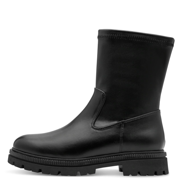 MARCO TOZZI Stiefelette Blockabsatz, Boots mit elastischem Schaft