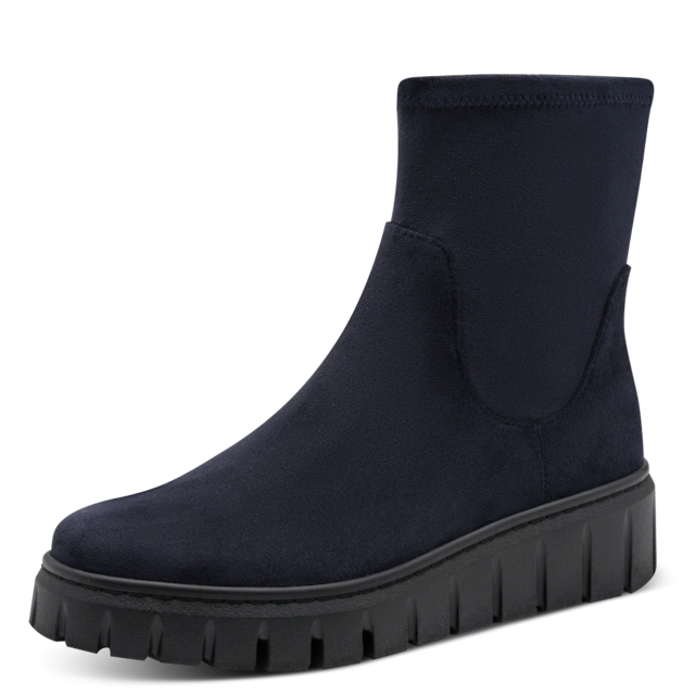MARCO TOZZI Keilstiefelette Plateau, Boots mit elastischem Stretch-Schaft