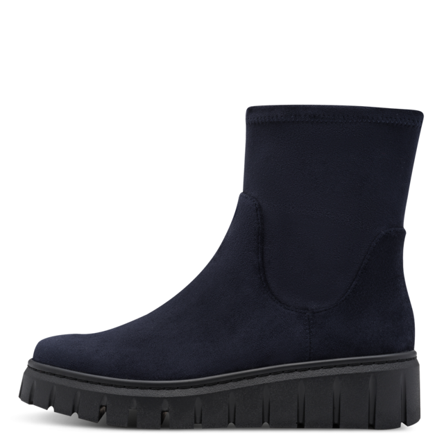 MARCO TOZZI Keilstiefelette Plateau, Boots mit elastischem Stretch-Schaft