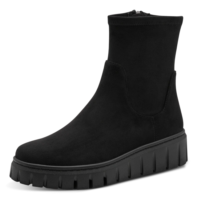 MARCO TOZZI Keilstiefelette Plateau, Boots mit elastischem Stretch-Schaft
