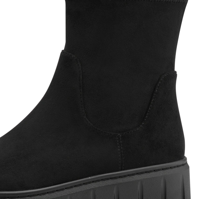 MARCO TOZZI Keilstiefelette Plateau, Boots mit elastischem Stretch-Schaft