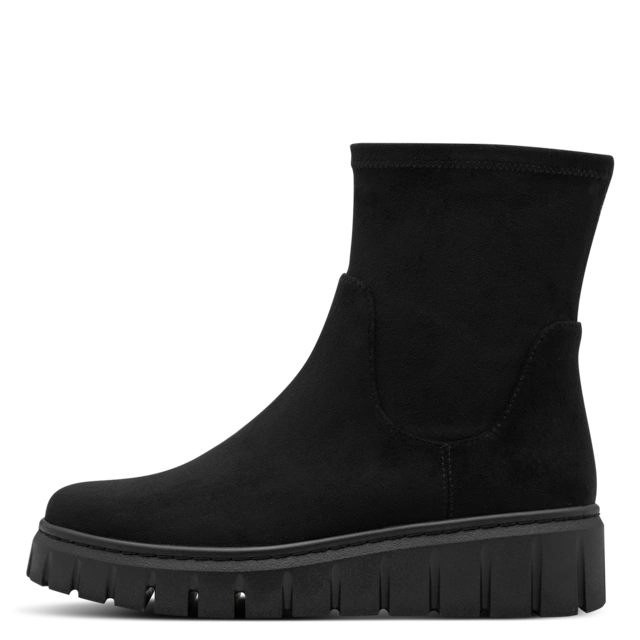 MARCO TOZZI Keilstiefelette Plateau, Boots mit elastischem Stretch-Schaft