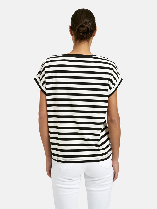 Smith & Soul Rundhalsshirt mit überschnittenen Schultern