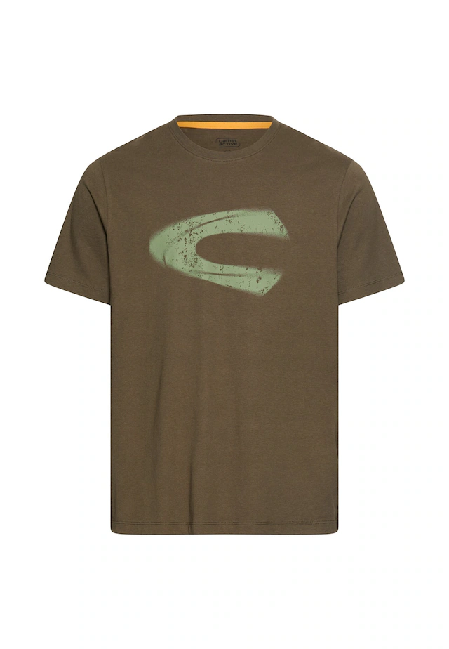 camel active Kurzarmshirt Sommershirt mit Logoprint