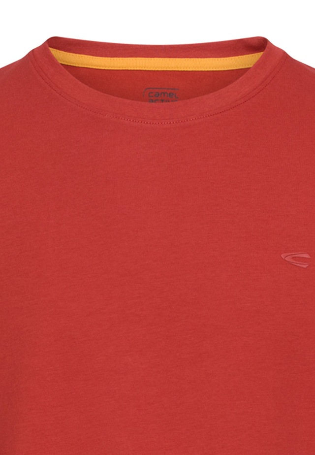 camel active Kurzarmshirt Sommershirt - unifarben - mit Stretch