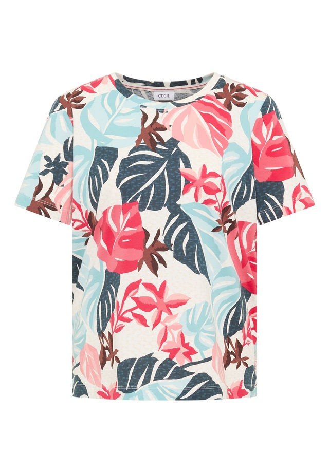 Cecil T-Shirt aus reiner Baumwolle