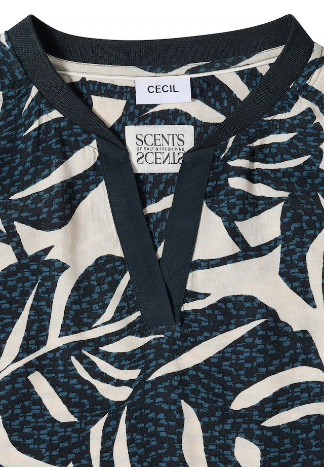 Cecil Kurzarmbluse aus softer Viskose