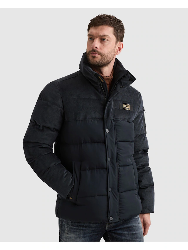 PME LEGEND Winterjacke »GOBBLER Mix fabrics« ohne Kapuze wasserabweisender Materialmix sorgt für zusätzliche Struktur