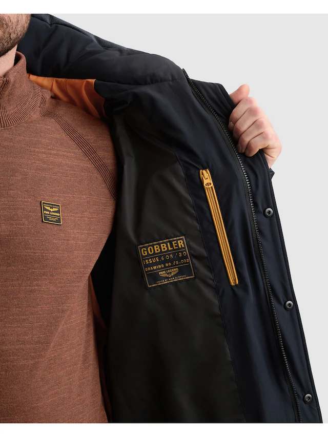 PME LEGEND Winterjacke »GOBBLER Mix fabrics« ohne Kapuze wasserabweisender Materialmix sorgt für zusätzliche Struktur