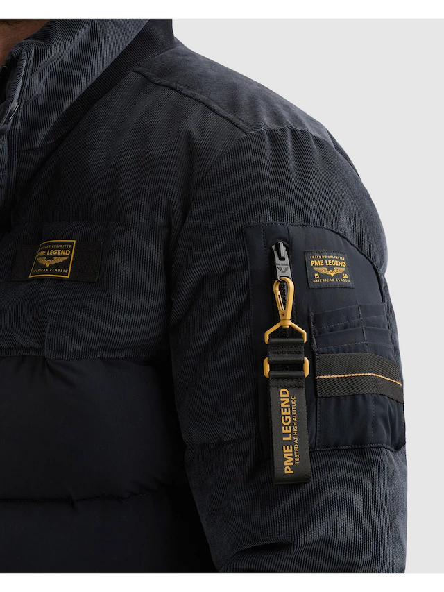 PME LEGEND Winterjacke »GOBBLER Mix fabrics« ohne Kapuze wasserabweisender Materialmix sorgt für zusätzliche Struktur