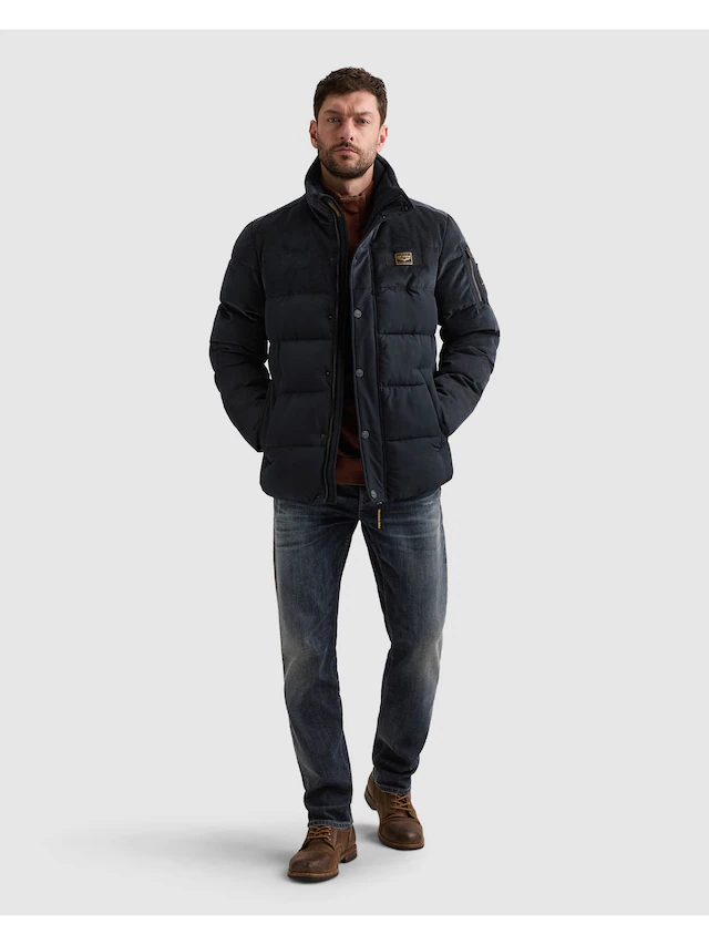 PME LEGEND Winterjacke »GOBBLER Mix fabrics« ohne Kapuze wasserabweisender Materialmix sorgt für zusätzliche Struktur