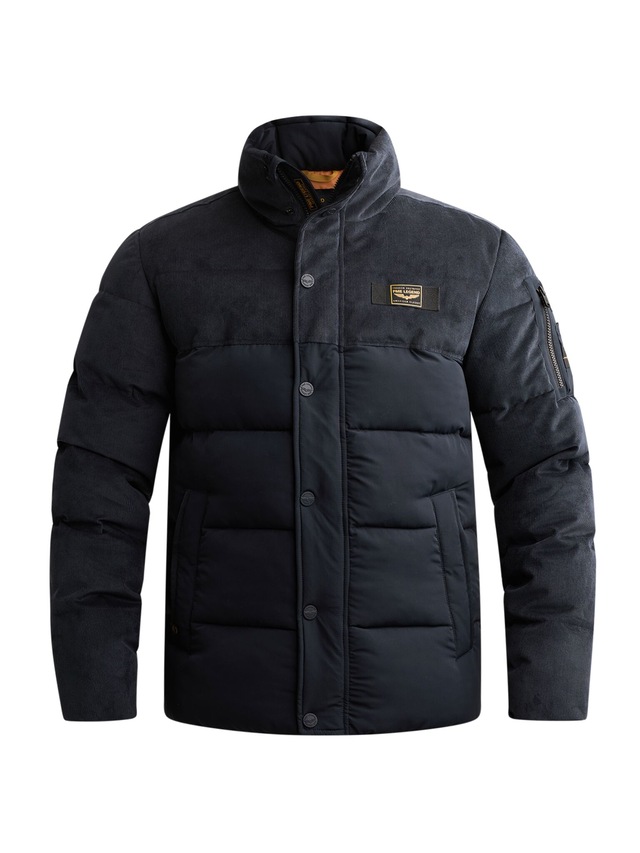 PME LEGEND Winterjacke »GOBBLER Mix fabrics« ohne Kapuze wasserabweisender Materialmix sorgt für zusätzliche Struktur