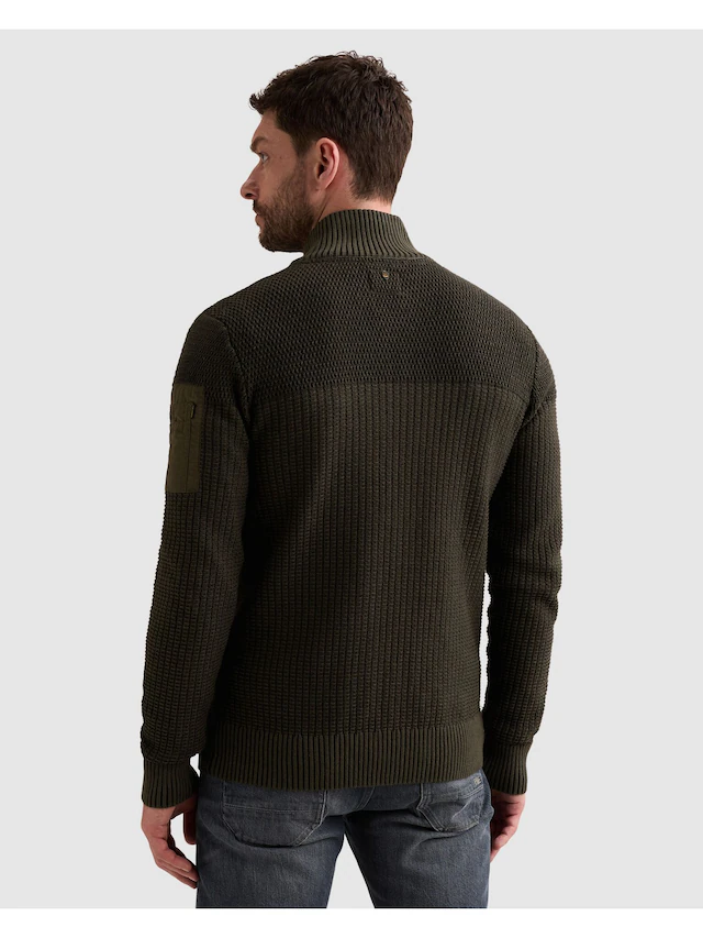 PME LEGEND Cardigan mit markanter Struktur, Baumwolle, Regular Fit