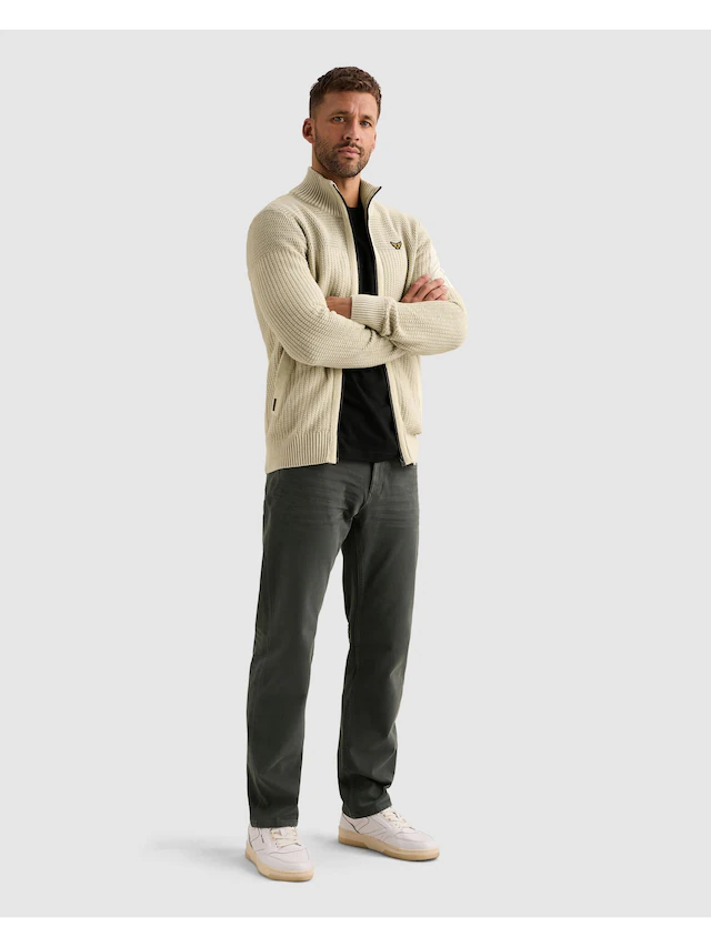PME LEGEND Cardigan mit markanter Struktur, Baumwolle, Regular Fit