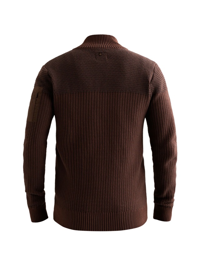 PME LEGEND Cardigan mit markanter Struktur, Baumwolle, Regular Fit