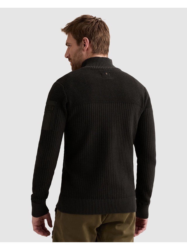 PME LEGEND Cardigan mit markanter Struktur, Baumwolle, Regular Fit