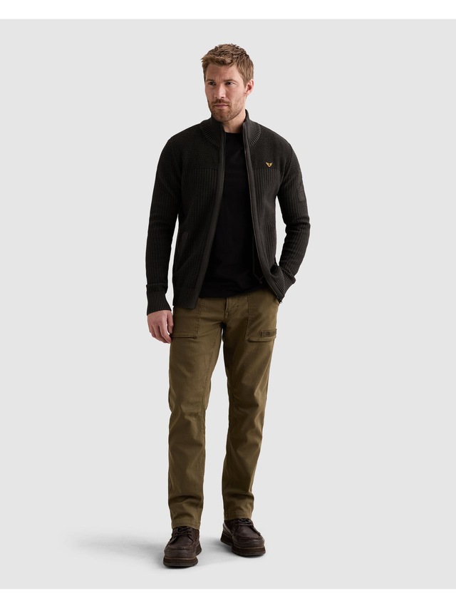 PME LEGEND Cardigan mit markanter Struktur, Baumwolle, Regular Fit