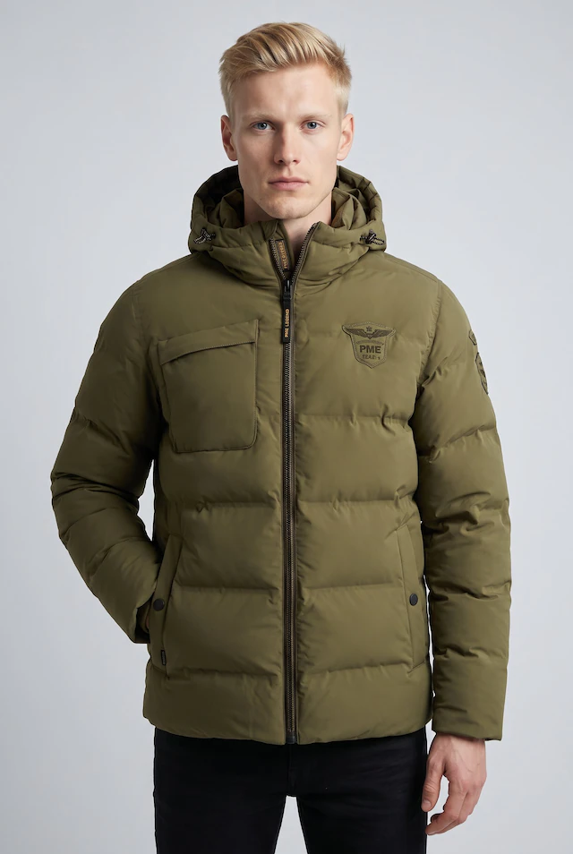 PME LEGEND Winterjacke »AIRSHIP Mach6« mit Kapuze /Pufferjacke - winddicht, atmungsaktiv & wärmend