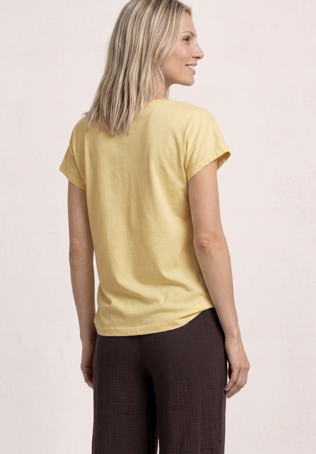 STREET ONE Shirttop Sommershirt mit Wording Artwork