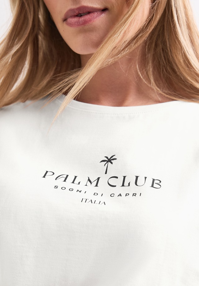 STREET ONE Shirttop Sommertop mit Wording