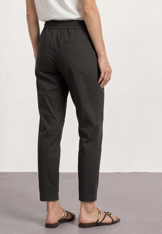 STREET ONE Stoffhose im elastischen Materialmix