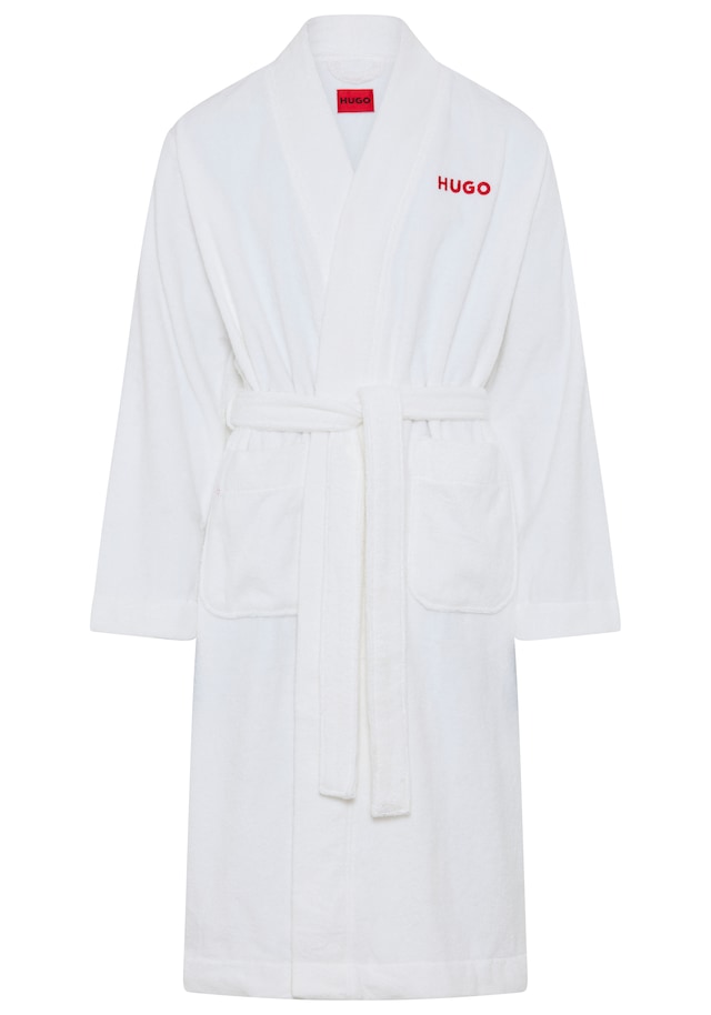HUGO Underwear Morgenmantel »TERRY GOWN« aus Baumwoll-Terry mit Herz-Stickerei