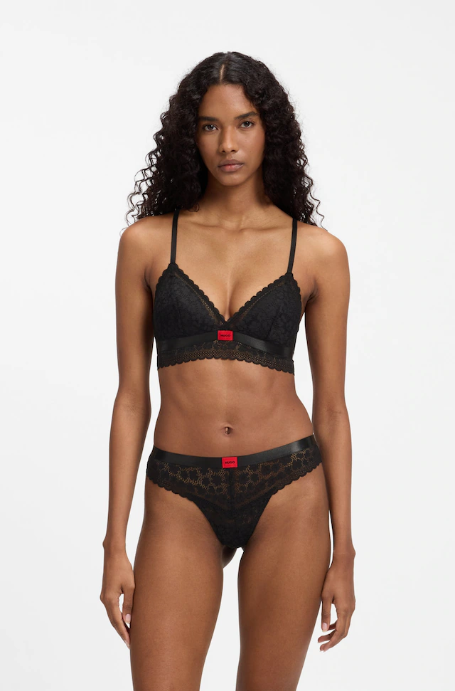 HUGO Underwear Triangel-BH »SAVANA« mit Spitzen-Details