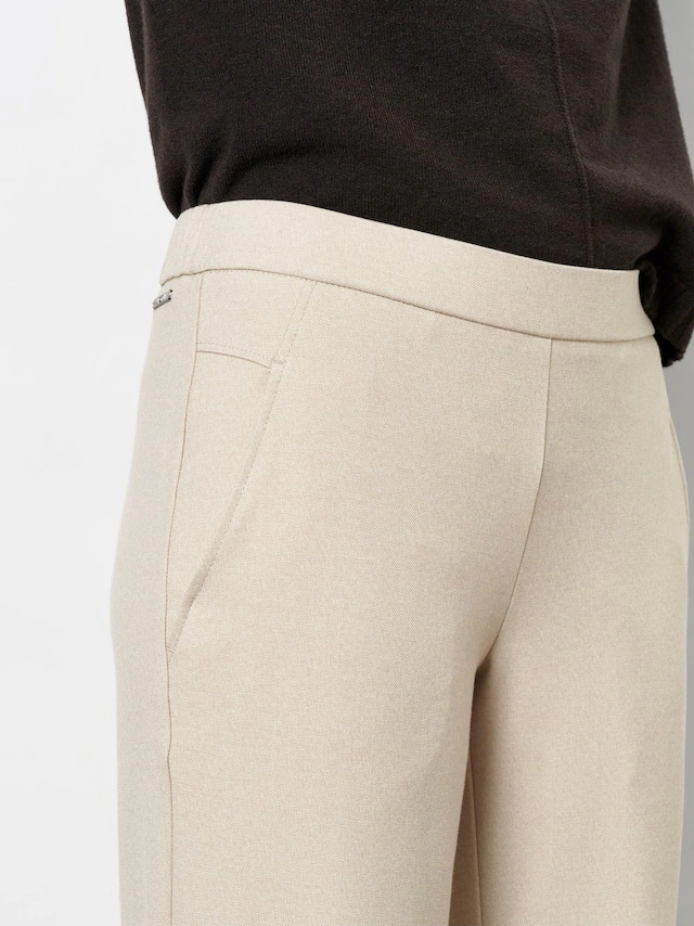 TONI Schlupfhose »Sue Wide Chic 7/8« aus bi-elastischem Leichtflanell, 7/8-Länge