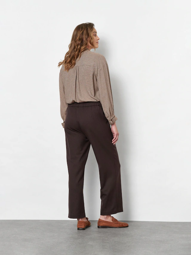 TONI Schlupfhose »Sue Wide Chic 7/8« aus bi-elastischem Leichtflanell, 7/8-Länge