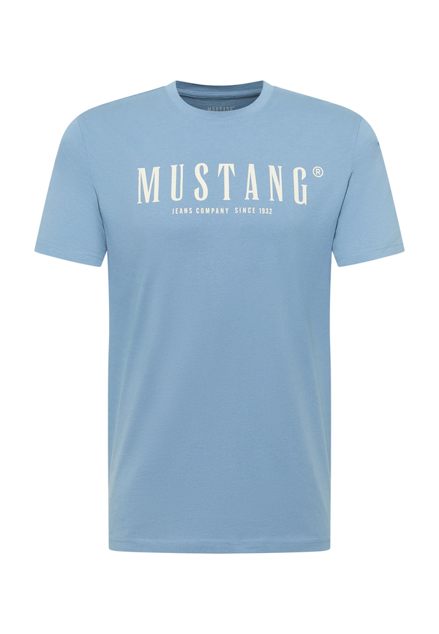 MUSTANG Kurzarmshirt »Style Austin« Sommershirt mit Logo-Print