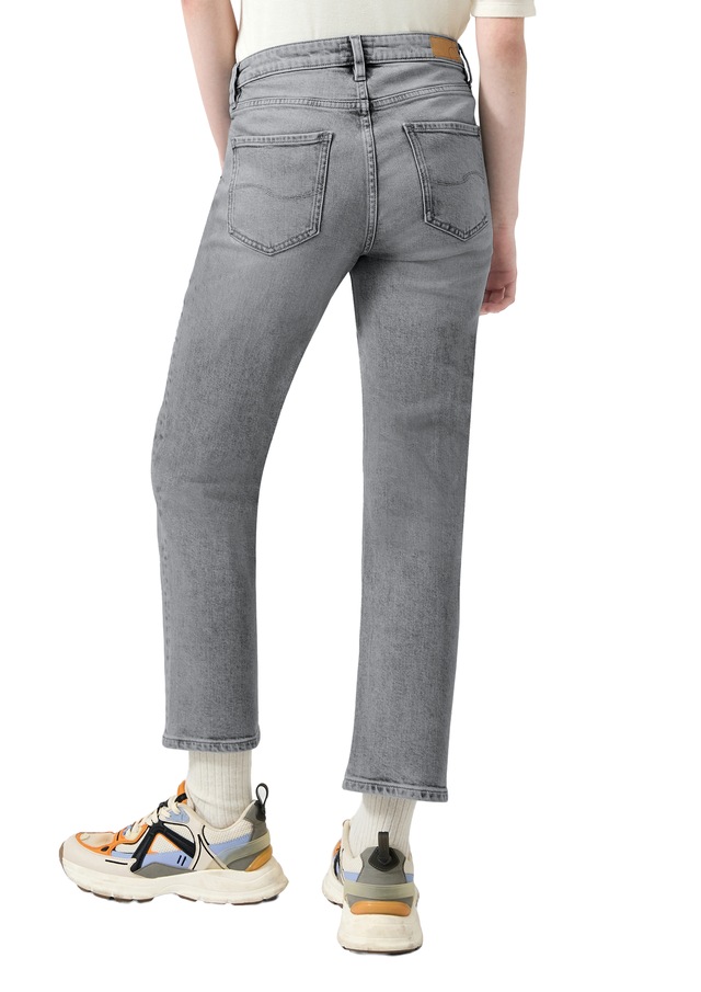 QS Bootcut-Jeans mit Stretch und aufgesetzten Taschen