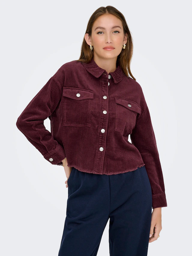 ONLY Cordjacke »ONLMARINA-ENY L/S CORD JACKET PNT NOOS« Baumwolle
