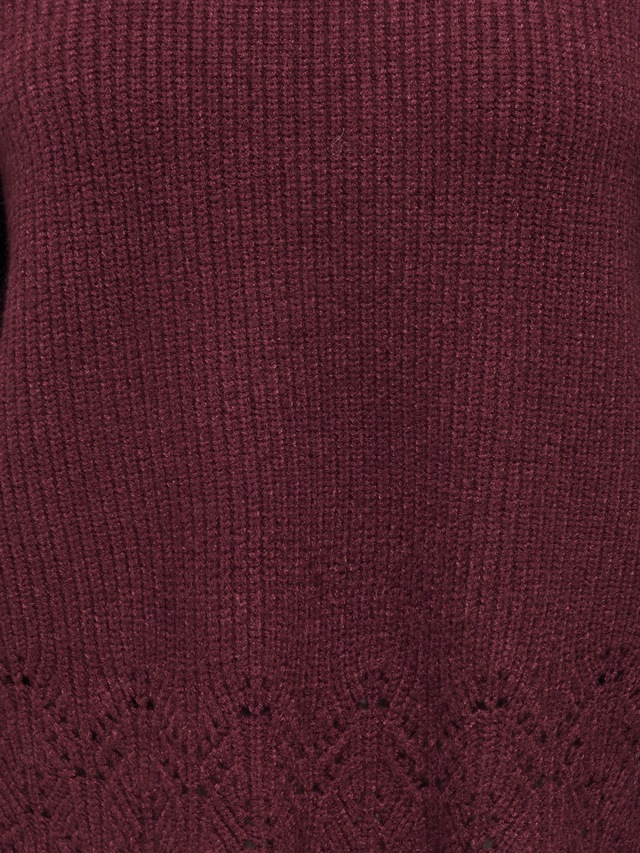 ONLY Strickpullover »ONLPRINCESS LS O-NECK DETAIL KNT« Viskosemischung, regular fit