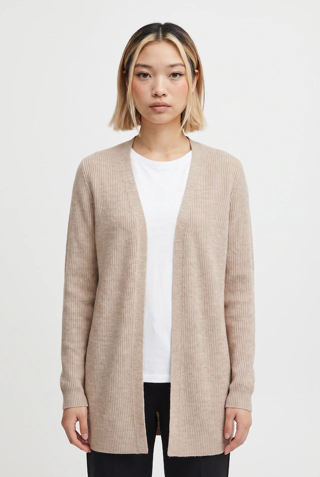 ONLY Strickjacke »ONLMARY LS OPEN RIB CARDI KNT« Viskosemischung, regular fit
