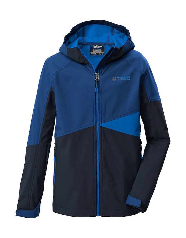Killtec Softshelljacke »KOS 142 BYS SFTSHLL JCKT« Wind- und wasserabweisende Kinderjacke, Colourblock-Design