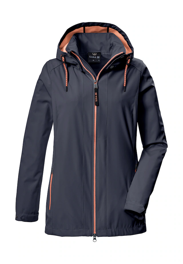 G.I.G.A. DX by killtec Softshelljacke »GS 96 WMN SFTSHLL JCKT« Wasserabweisende Softshelljacke mit abnehmbarer Kapuze