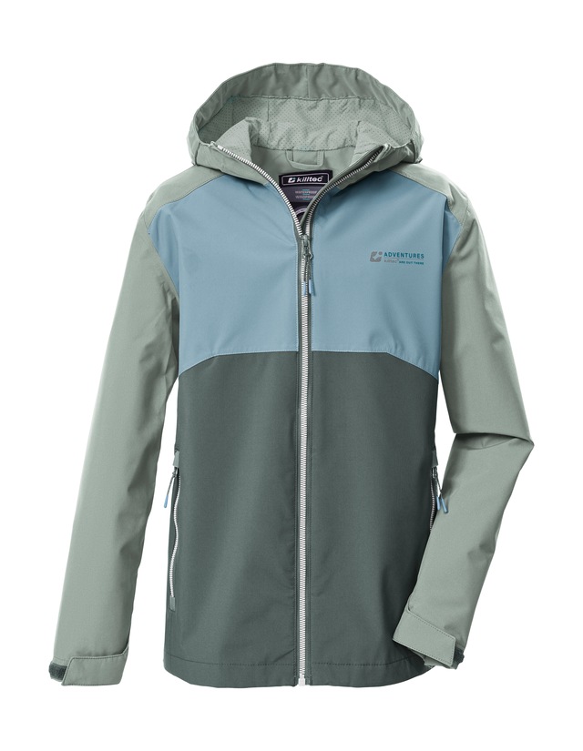 Killtec Funktionsjacke »KOS 147 BYS JCKT« Kinderjacke, wasserdicht, Colourblock, Teflon EcoElite™ imprägniert