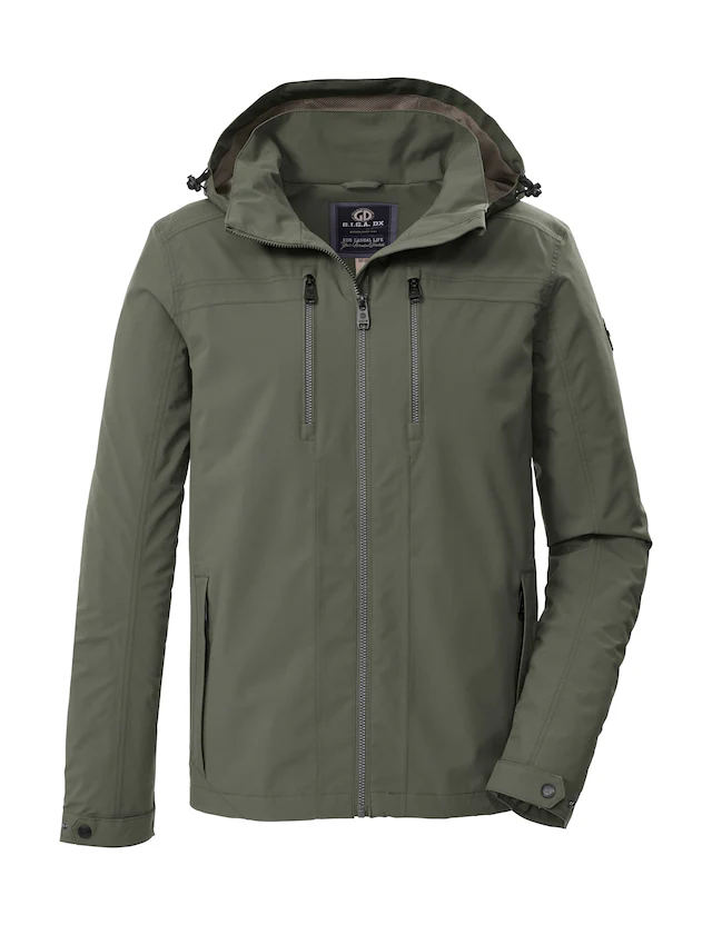 G.I.G.A. DX by killtec Funktionsjacke »GS 100 MN JCKT« Wasserabweisende, atmungsaktive Herrenjacke mit abnehmbarer Kapuze