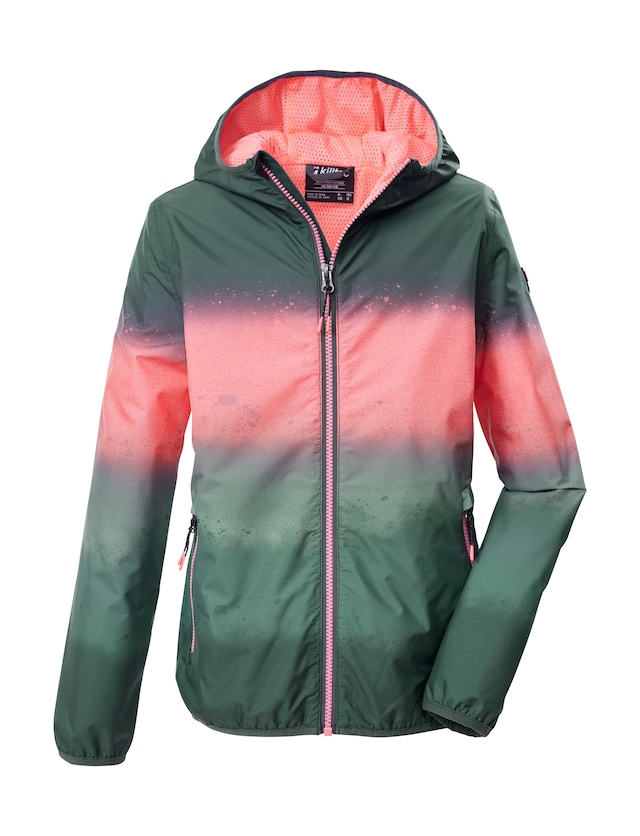 Killtec Funktionsjacke »KOS 155 GRLS JCKT« Leichte, wetterfeste Mädchenjacke mit All-Over-Print
