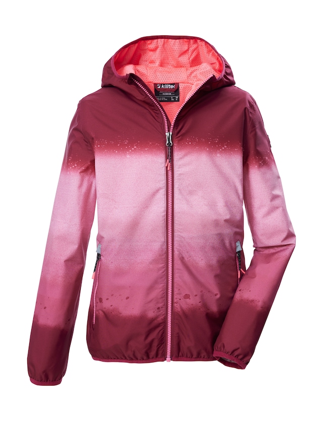 Killtec Funktionsjacke »KOS 155 GRLS JCKT« Leichte, wetterfeste Mädchenjacke mit All-Over-Print