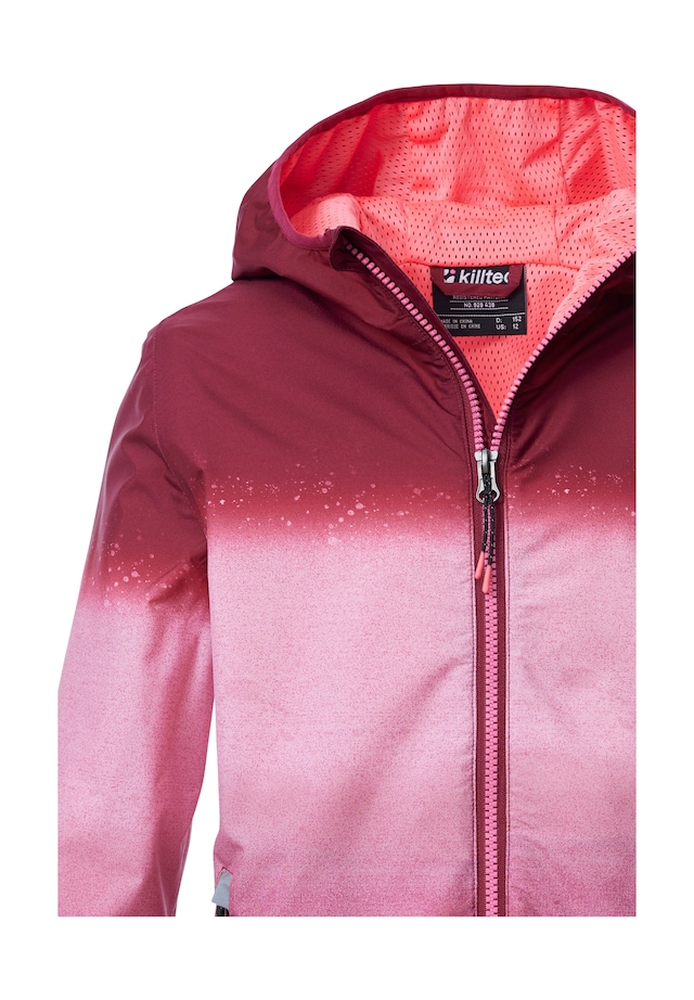 Killtec Funktionsjacke »KOS 155 GRLS JCKT« Leichte, wetterfeste Mädchenjacke mit All-Over-Print
