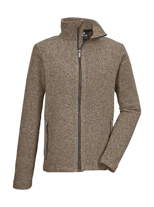 G.I.G.A. DX by killtec Fleecejacke »GS 4 MN KNTFLC JCKT« Strickfleecejacke, Melange-Optik, Zipper-Taschen, Kinnschutz